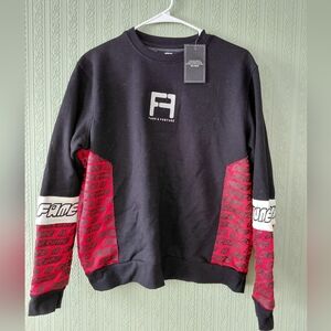 Nwt!! Fame And Fortune Black and Red Men's Sweatshirt